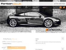 Tablet Screenshot of fontain.co.uk